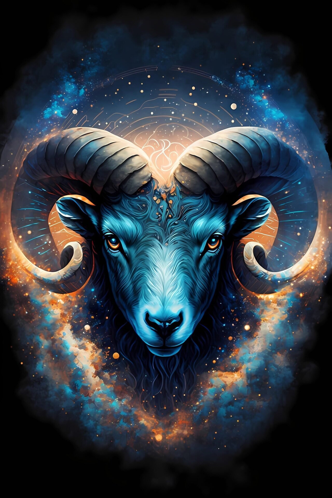 Aries zodiac symbol