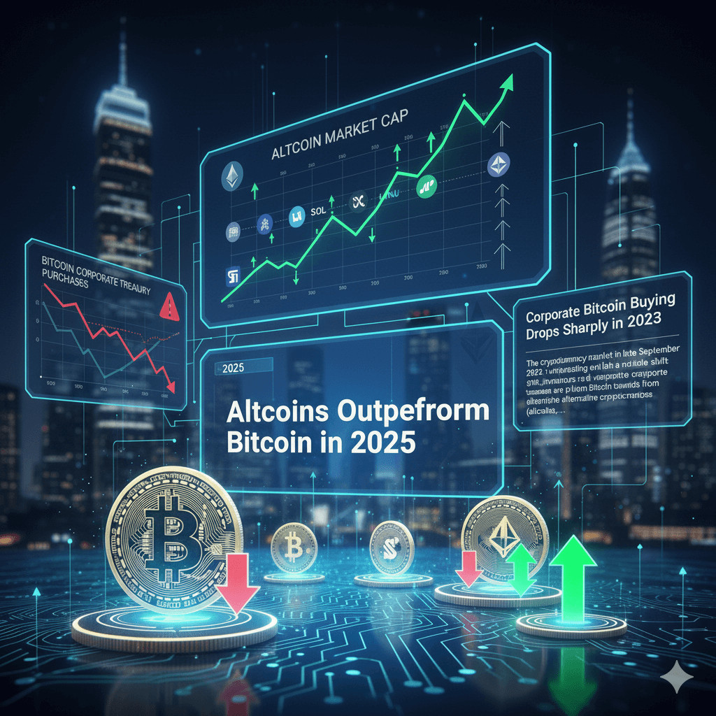 Crypto Market Update: Altcoins Surging as Corporate Bitcoin Buying Collapses